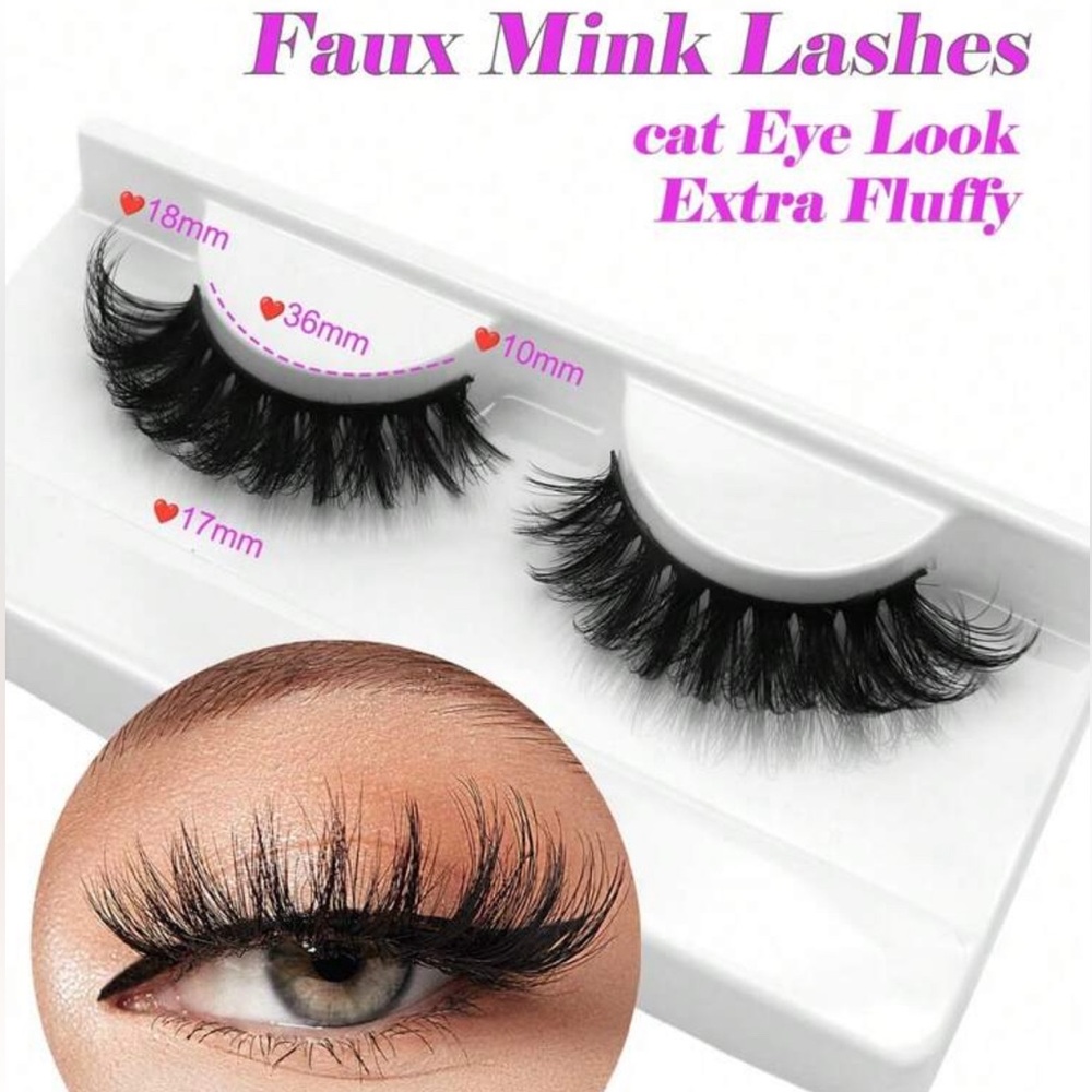 8 Pairs of Voluminous False Lashes